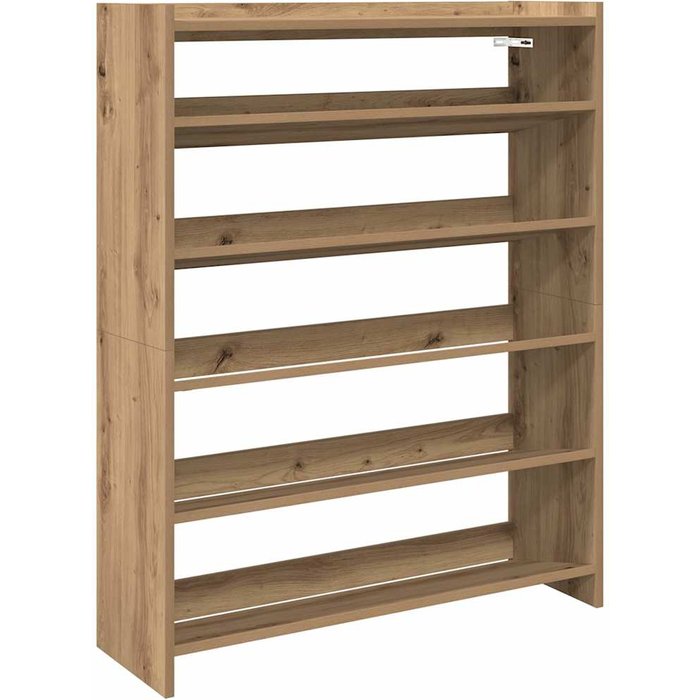 Zapatero artesanal de madera contrachapada 80x25x100 cm - comfortxl