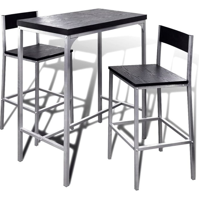 Mesa alta y taburetes de barra de cocina