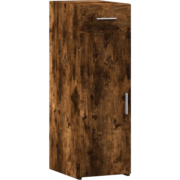 Aparador de madera de ingeniería roble ahumado 30x42,5x93 cm - comfortxl
