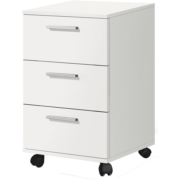 Cajonera 3 cajones - venprodin - 68x42x35 blanco