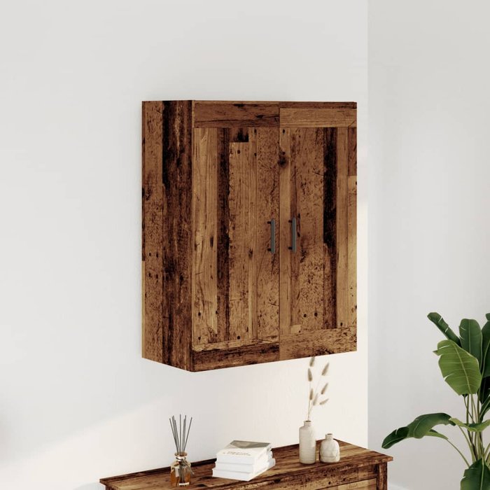 Maison exclusive - aparador de madera de ingeniería envejecida 69,5x34x90 cm