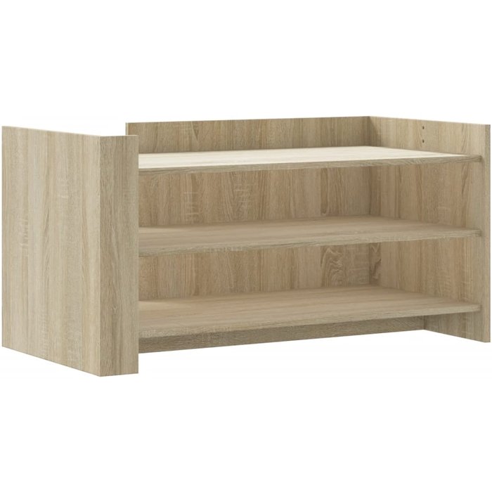 Mesa de centro de madera de ingeniería de roble sonoma 100x50x50 cm - comfortxl