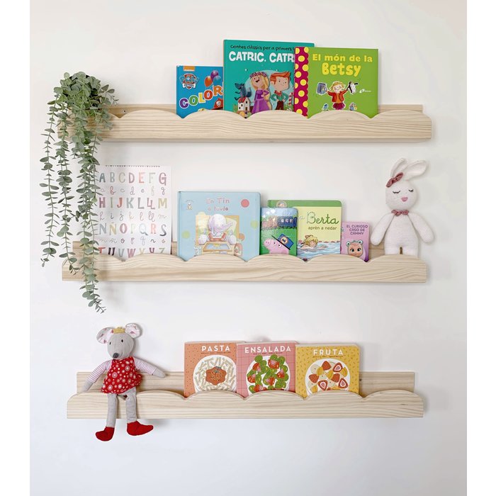 3 estantes flotantes nube, minipiu