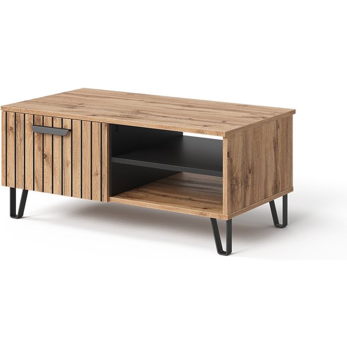 Vicco mesa de centro amber, roble wotan, 90 x 50 cm