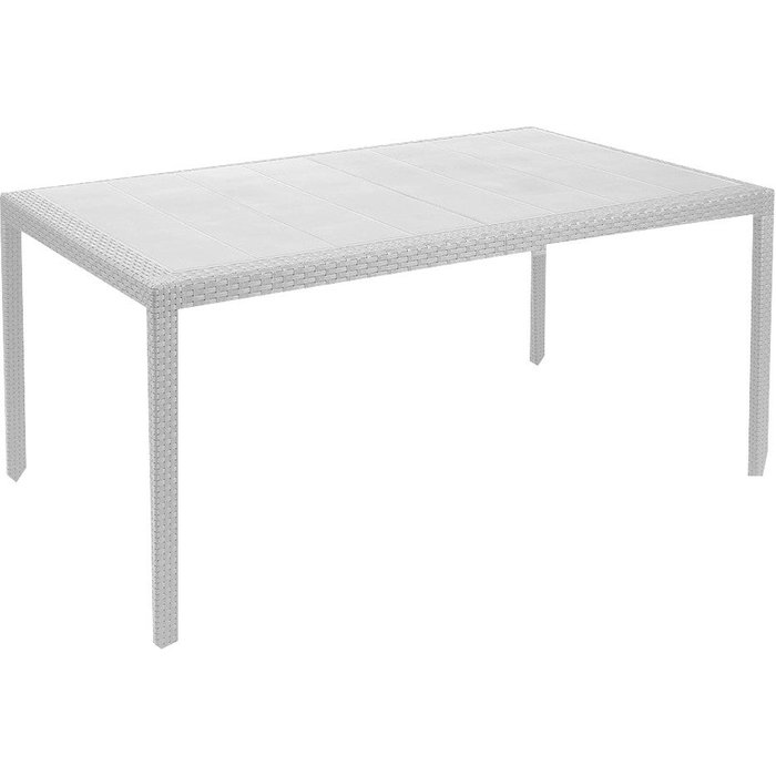 Mesa resina joker 138 x 78 cm blanca