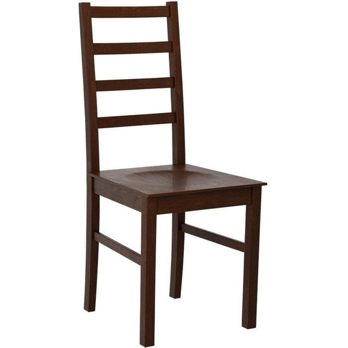 Silla victorville 136, nuez, 94x43x49cm, madera, de madera, muebles ya montados