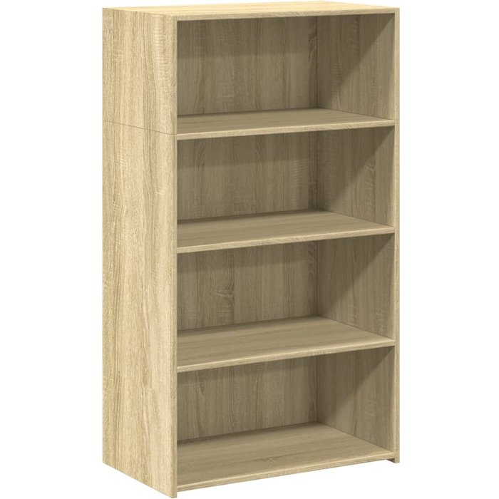 Aparador alto madera de ingeniería roble sonoma 70x41x124 cm - comfortxl