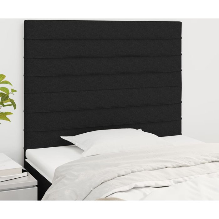 Maison exclusive - cabecero de cama de tela negro 90x5x118/128 cm