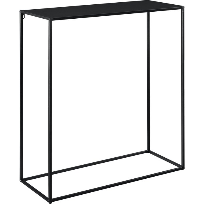 Consola de metal 92 x 80 x 32 cm negro mate 03_0008566
