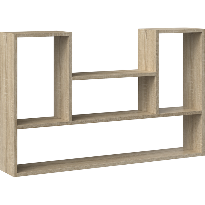Estante flotante, roble sonoma, 100 x 60 x 16 cm