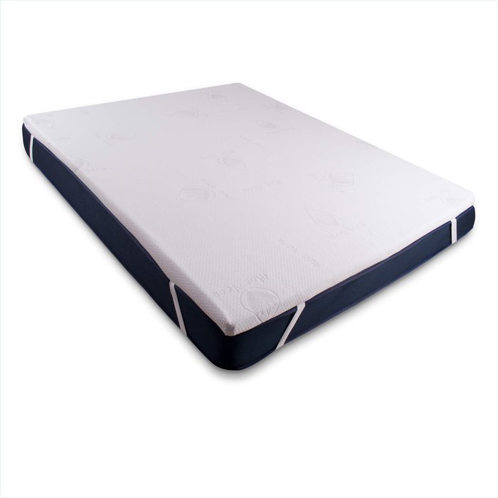 Topper 120 x 190 cm sobrecolchón espuma firmeza suave 3 cm grosor