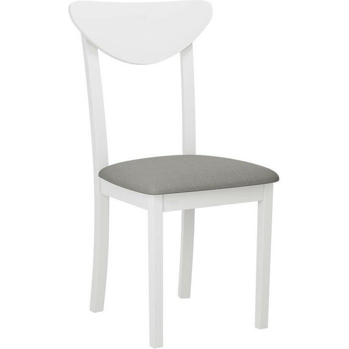 Silla victorville 339, gris, blanco, 85x43x46cm, tapiz, de madera, madera