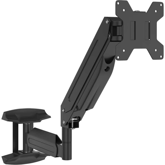 Soporte de pared para monitor máximo 27'' resorte de gas 10 kg