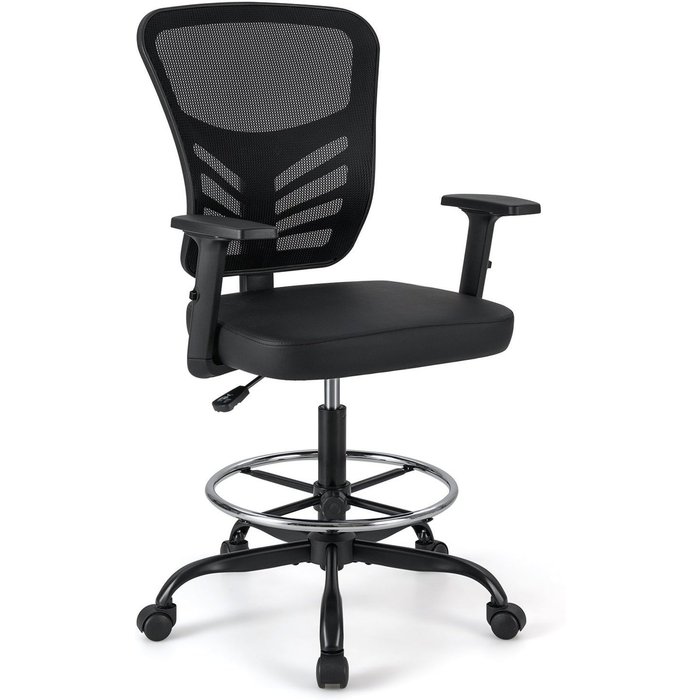 Silla de oficina ergonómica, altura del asiento ajustable