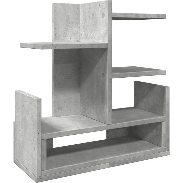 Organizador escritorio madera ingeniería hormigón 49x20x52,5 cm