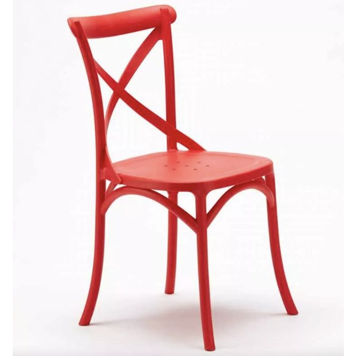 Silla apilable ruskia-color beige claro