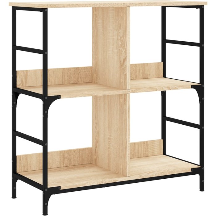 Estantería de madera de ingeniería roble sonoma 78,5x33x82 cm – comfortxl