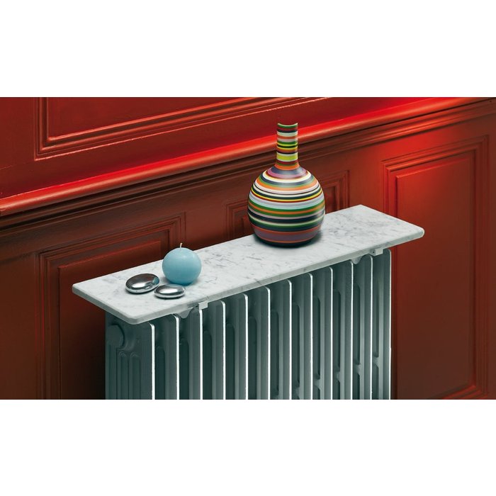 Estante para radiador merveille en mármol de carrara 100x20 cm
