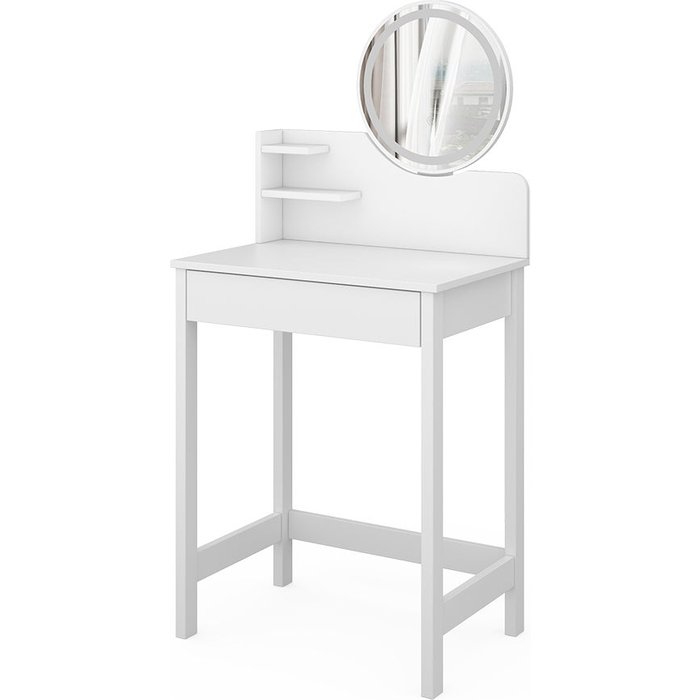 Vicco tocador surrey, blanco, 60 cm con espejo led