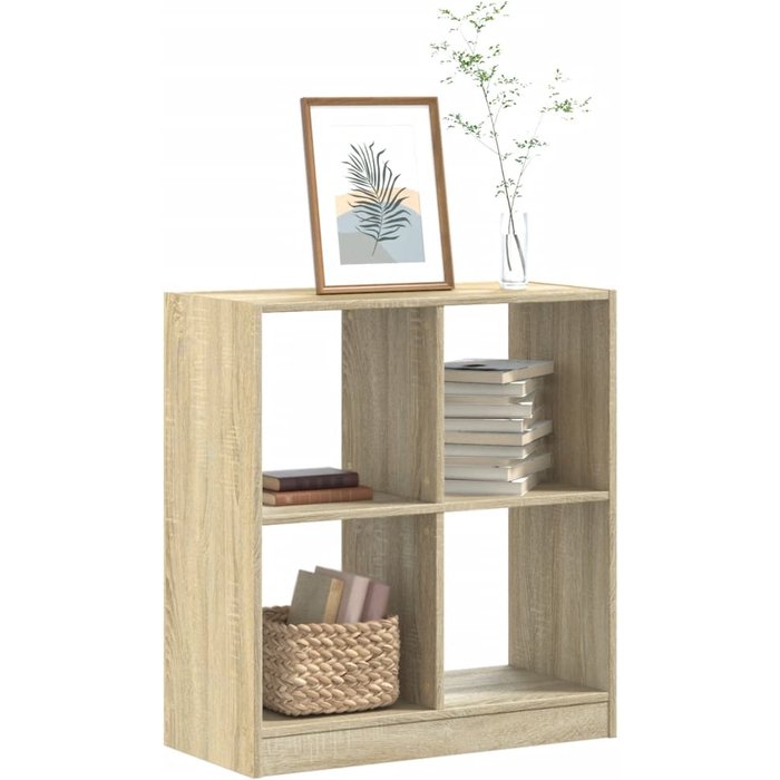 Librería sonoma de roble, 68,5 x 32 x 75 cm, madera de ingeniería. - pangivo