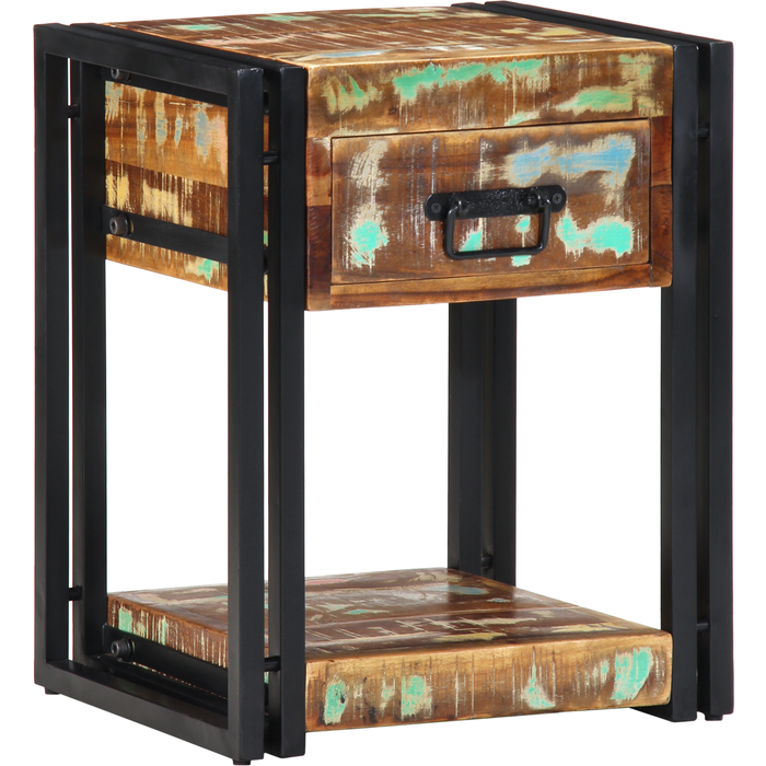 Cabecera de cama 40x35x50 cm madera maciza recuperada cfw58353