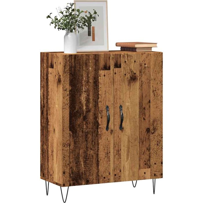 Aparador de madera vieja 69,5x34x90 cm madera contrachapada