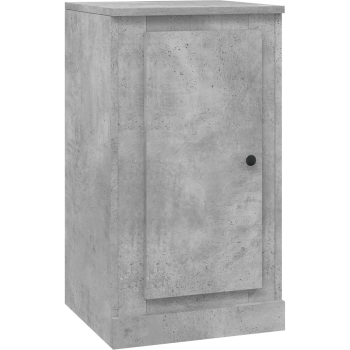 Aparador de madera contrachapada gris hormigón 37,5x35,5x67,5cm - comfortxl