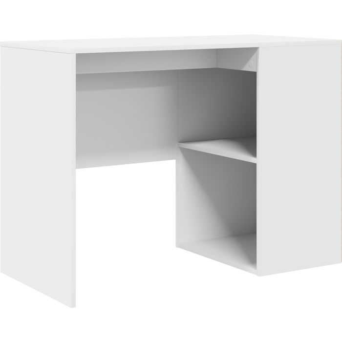 Escritorio de escritura blanco madera mediano almacenamiento cfw34462