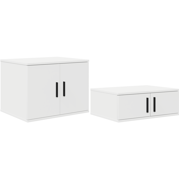 Rio de almacenaje blanco 108x41x40 cm madera de ingeniería cfw34104