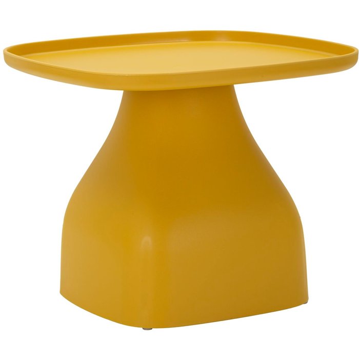 Mesa plastico amarillo 48x48x38 cm