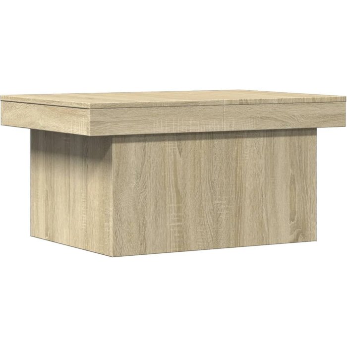 Mesa de centro madera de ingeniería roble sonoma 100x55x40 cm - comfortxl