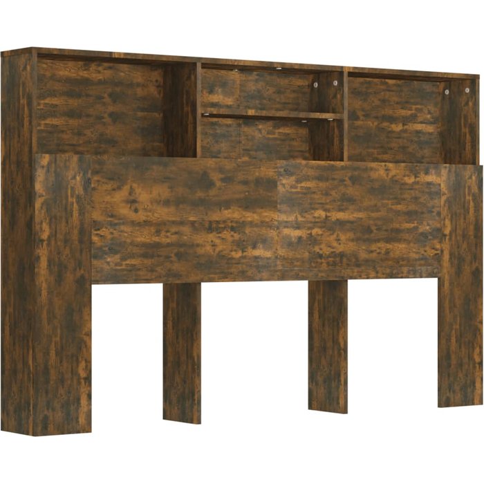 Cabecero cama mueble cabecero - color roble ahumado 160x19x103,5 cm