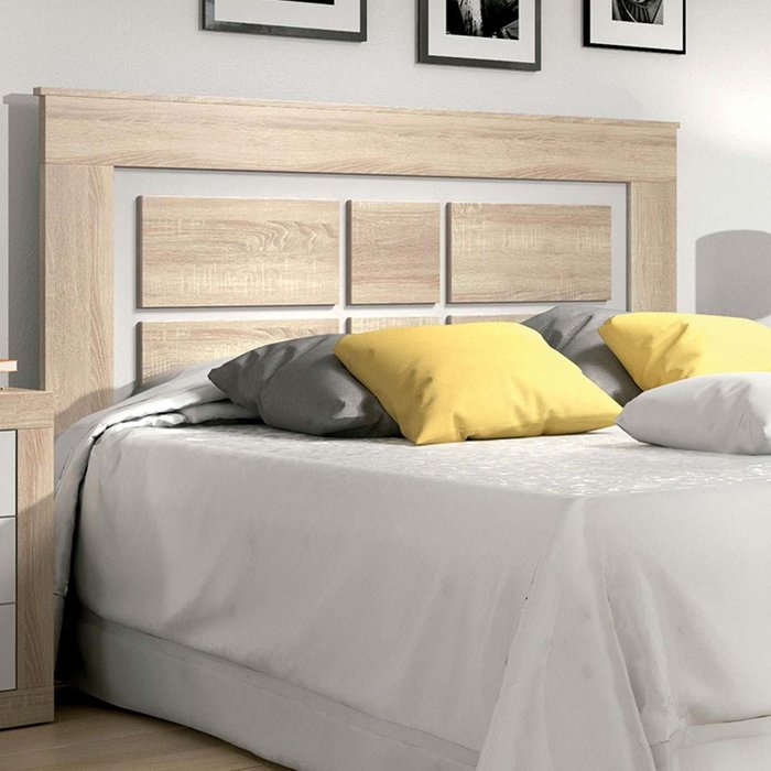 Cabecero de cama con patas laura plafón 160 x 120 x 3.8 cm - cambrian - blanco