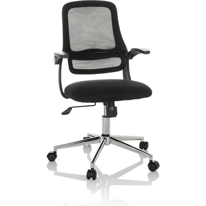 Silla de oficina / silla giratoria miko b eco malla / tela negro hjh office