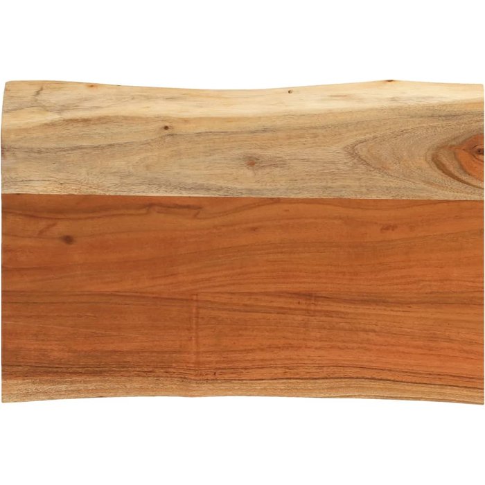 Tablero rectangular de madera maciza de acacia de 60x40x3,8 cm.
