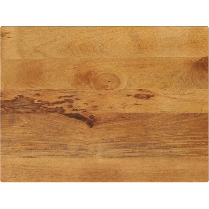 Tablero rectangular de madera maciza de mango de 90x60x2,5 cm.