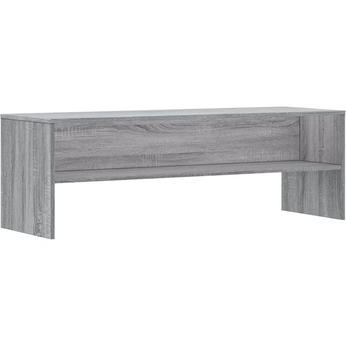 Mueble de tv de madera sonoma, gris, 120x40x40 cm - comfortxl