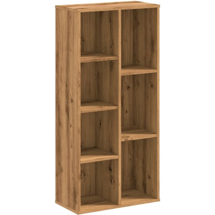 Estantería de madera de ingeniería roble artesano 50x25x105 cm – comfortxl