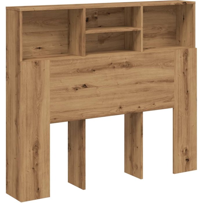 Cabecero armario madera roble artisian 120x19x103,5 cm - comfortxl