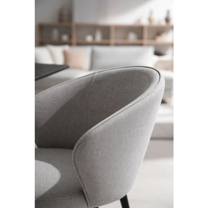 Regalos miguel - sillas comedor - silla zalva tela - gris