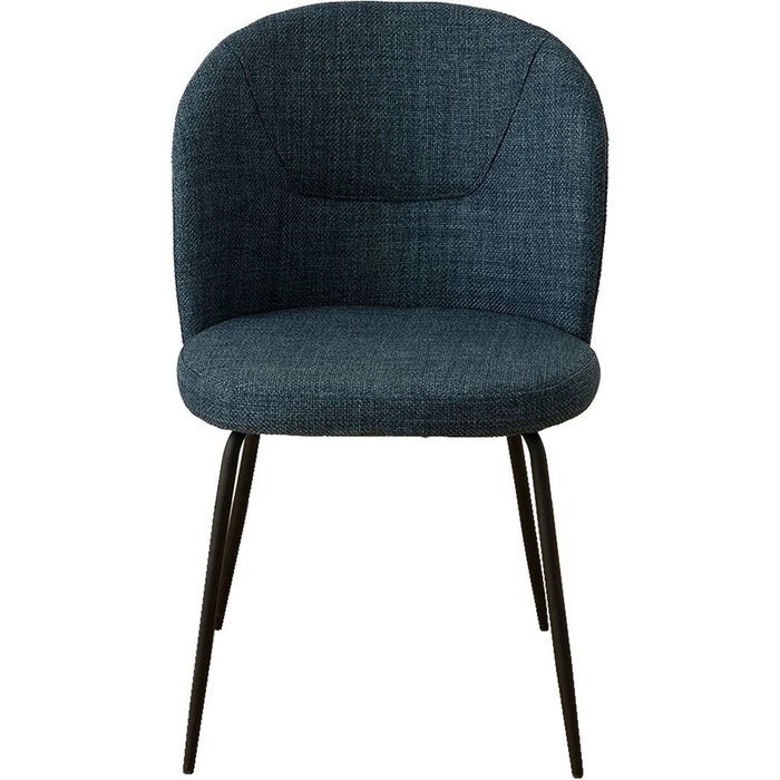 Silla tapizado azul 54 x 81 cm