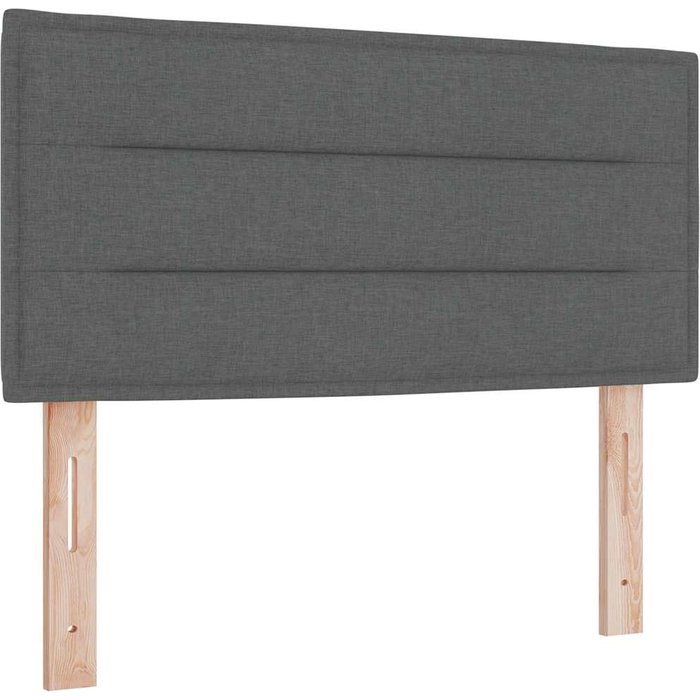 Cabecera led diseño de líneas gris oscuro 80 cm tela