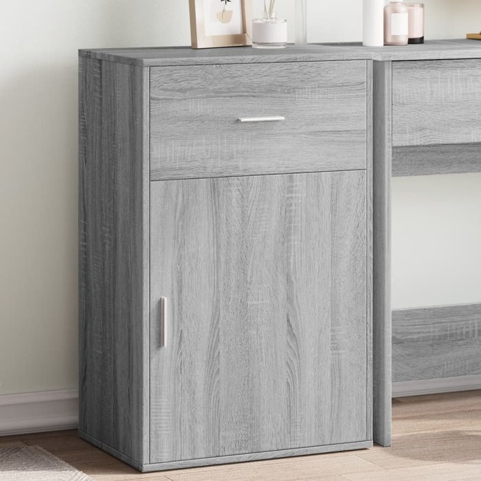 Vidaxl armario almacenaje madera ingeniería gris sonoma 56,5x39x90 cm