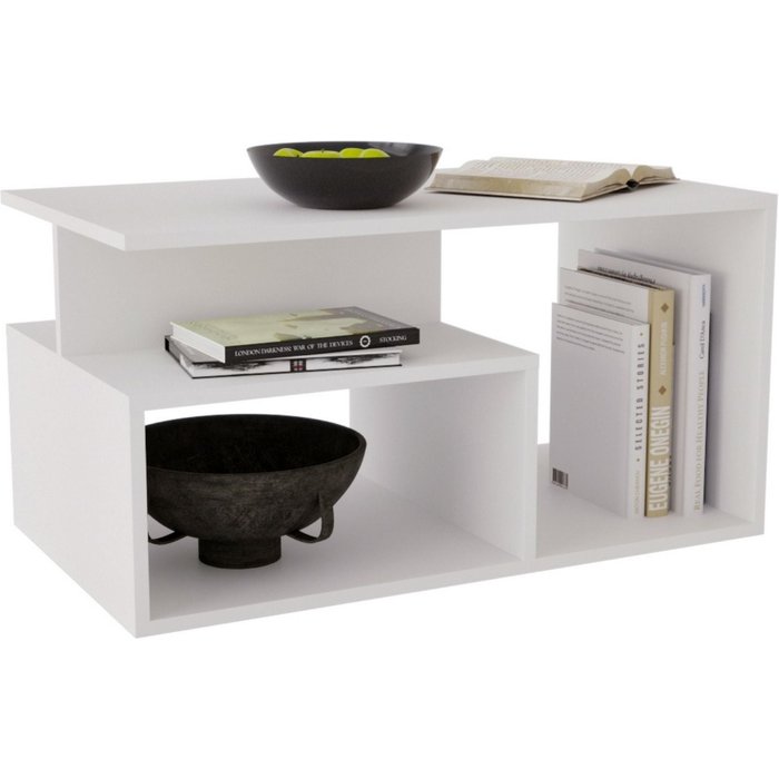 Table basse maja90 moderne et stable pour le salon en matériaux bois.