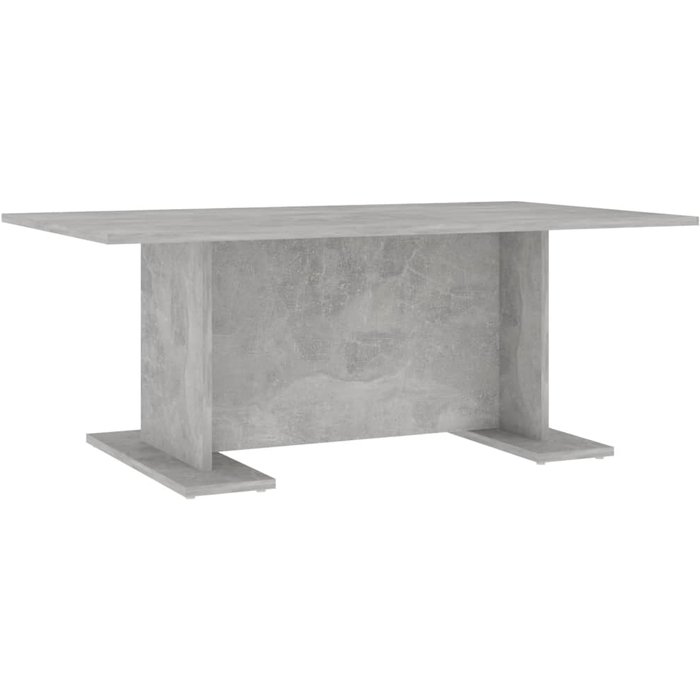Mesa de centro madera contrachapada gris hormigón 103,5x60x40cm - comfortxl
