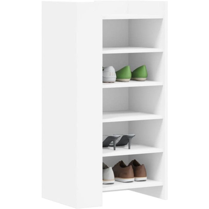 Vidaxl mueble zapatero madera de ingeniería blanco 52x37,5x100 cm