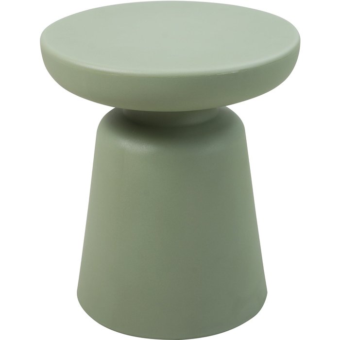 Mesa auxiliar/consola redonda 44 x 40 cm de diámetro verde 03_0010833