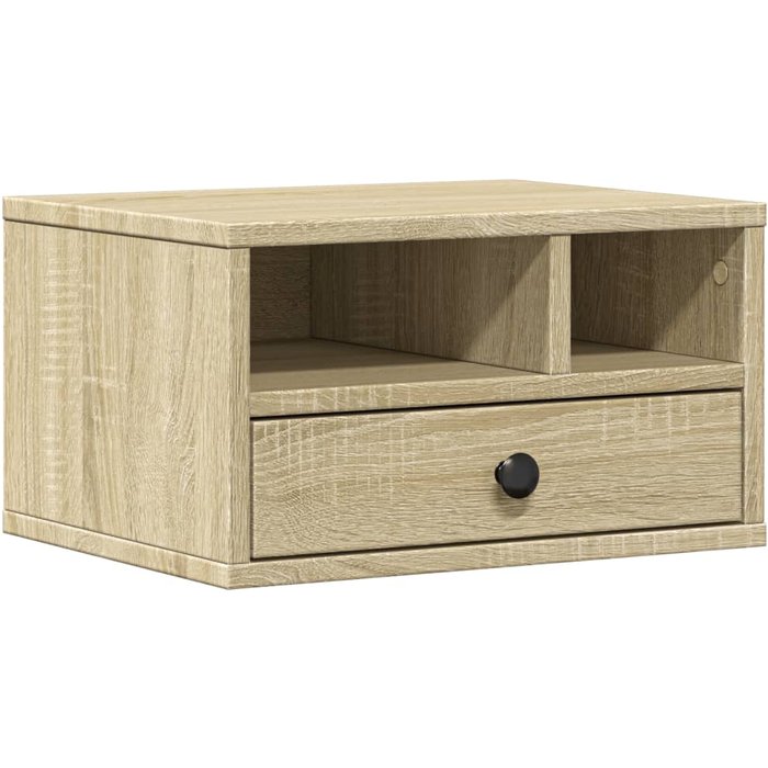 Soporte impresora madera ingeniería roble sonoma 40x32x22,5 cm