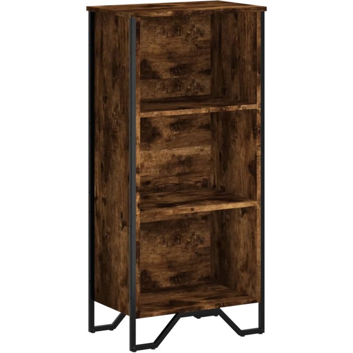 Estantería madera de ingeniería roble ahumado 50x31x106 cm – comfortxl