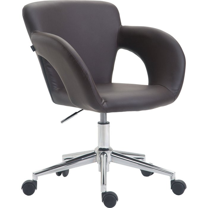 Silla de oficina edison marrón